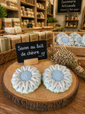 Savon au lait de chevre parfum D'été  vanille coconut