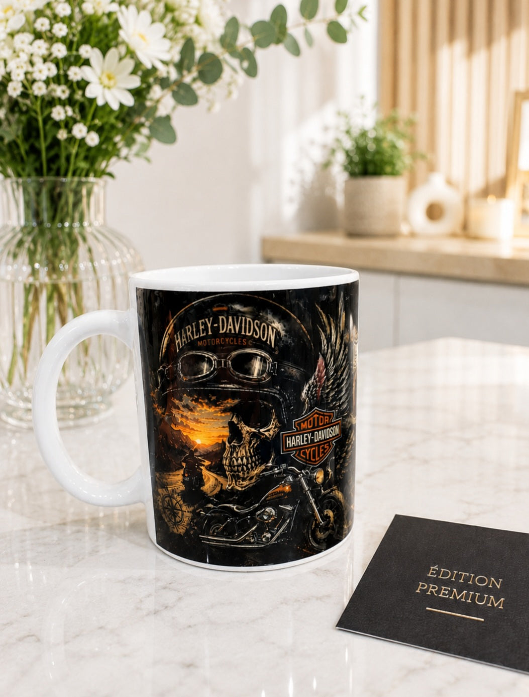 Tasse Biker Harley – Édition Dark Rider 11 oz