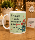 Tasse Maman – Tu continues de faire fleurir ma vie (11 oz)