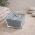 Bougie artisanale cire de soja 400 g – Pin & Orchidée | F.liLi Créations